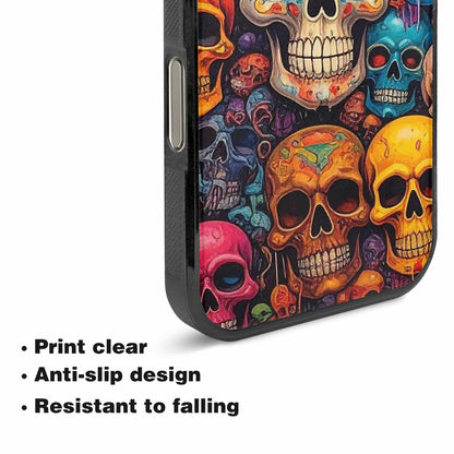 iPhone 16 Pro Max Case — Skulls General Skulls Pattern, Custom Printed Phone Case