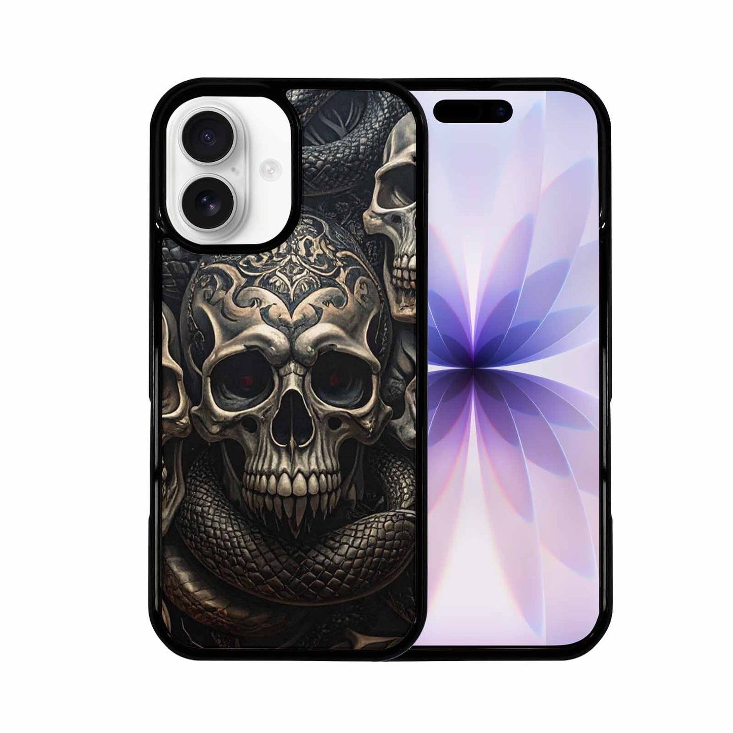 iPhone 17 Case — Skull Dark Art Gothic Print Gothic, Custom Print Case Cover