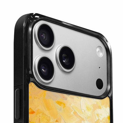 iPhone 17 Pro Case — Impressionist Sunflower Brushstroke Pattern Hundreds Floral, Custom Made Phone Cover