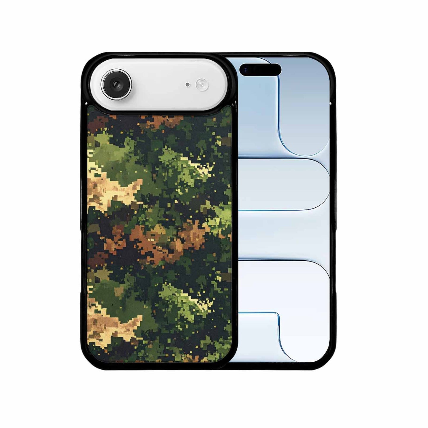 iPhone 17 Air Case — Small Military Camouflage Blotch Pattern Camo, Custom Made Phone Cover