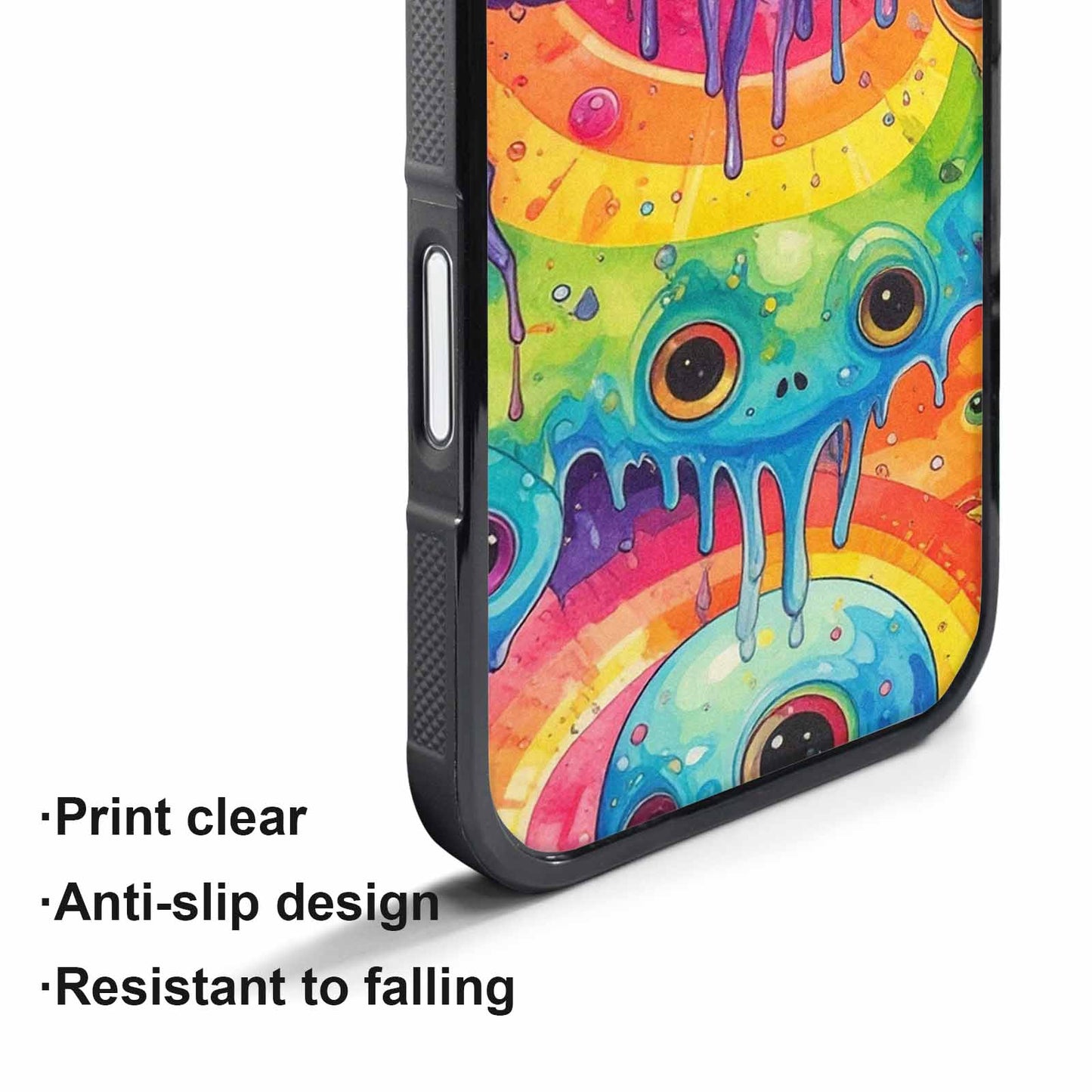iPhone 17 Air Case — Aliens Tie Dyemelting Aliens P Tie, Custom Printed Phone Case