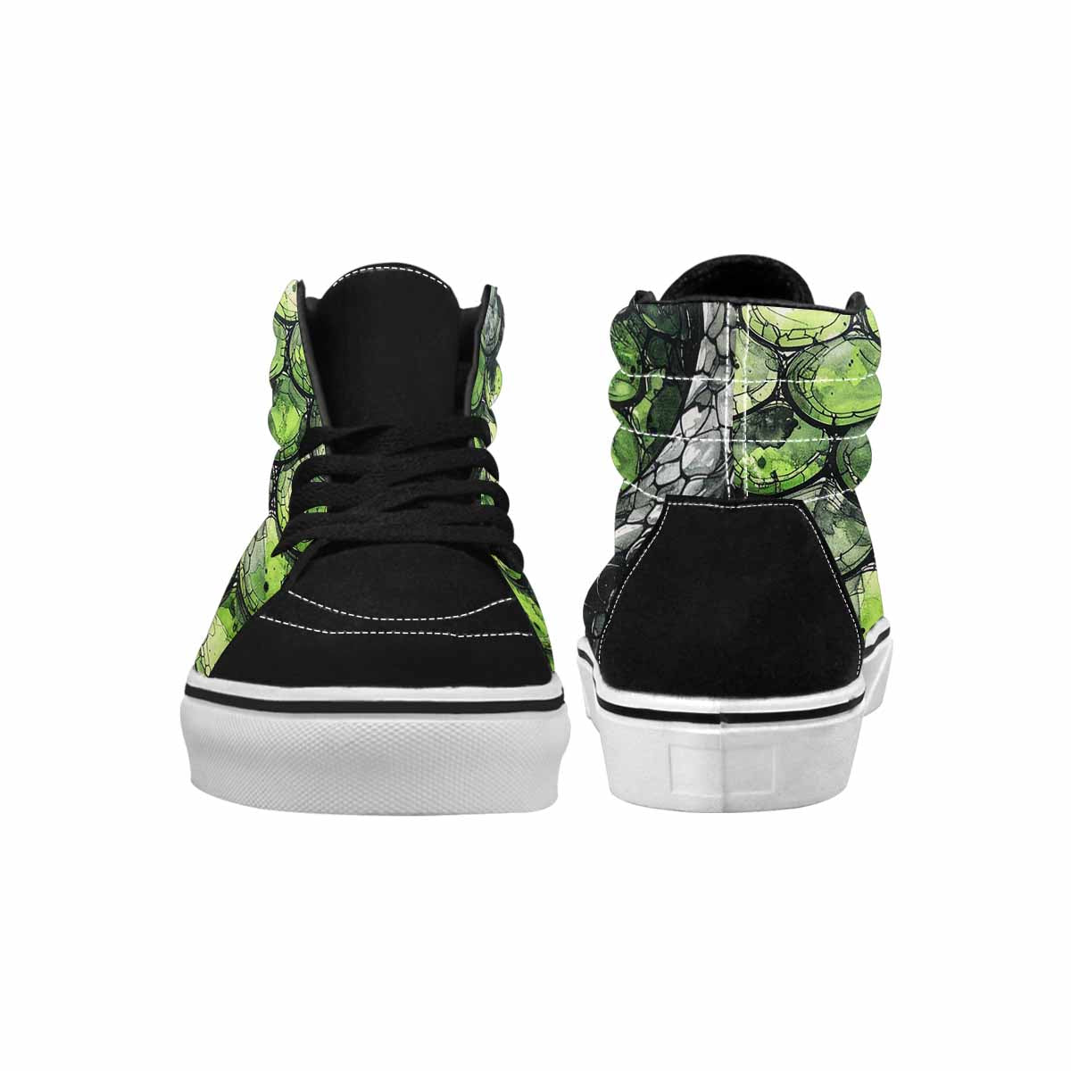 MEN'S Reptile Scale High Top Canvas Dreamlike Custom Shoes