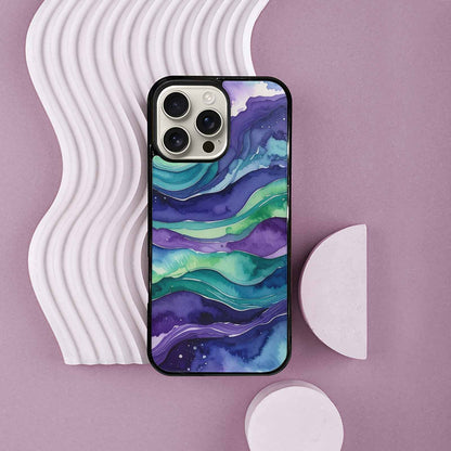 iPhone 16 Pro Max Case — Galaxy Aurora Nebula, Custom Print Case Cover