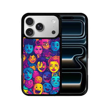 iPhone 17 Pro Case — Small Funny Looking Cartoon People Cartoon, Custom Art Phone Cover