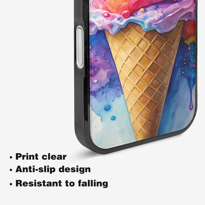 iPhone 16 Case — Melting Icecream Collage, Original Design Phone Case