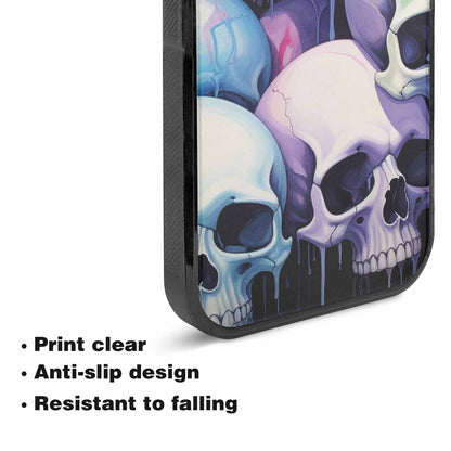 iPhone 15 Plus Case — Dark Black And White Color Tone, Custom Made Phone Cover