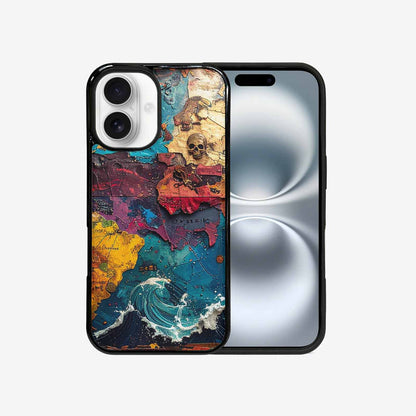 iPhone 16 Case — Pirate Skull Flag Pirate Skull Flag, Custom Print Case Cover