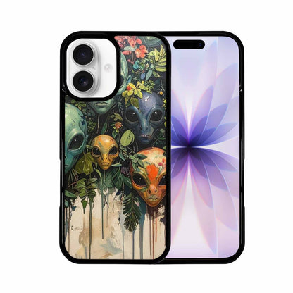 iPhone 17 Case — Aliens Pattern Hundreds Of Alien Scifi, Custom Printed Phone Case