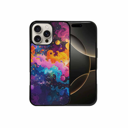 iPhone 16 Pro Max Case — Cosmic Creature And Object Mashup Pattern, Custom Print Case Cover