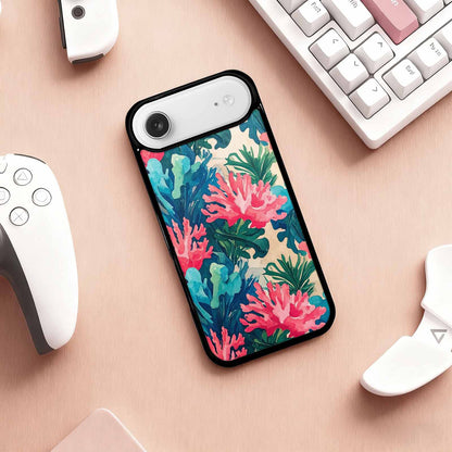 iPhone 17 Air Case — Seamless Tileable Pattern Of Overlapping Camo, Custom Art Phone Cover