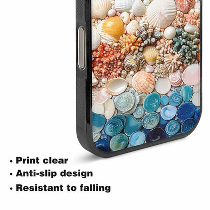 iPhone 16 Pro Case — Seashell Collage Seashell Collage Pattern Hundreds, Unique Phone Case Design