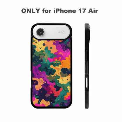 iPhone 17 Air Case — Small Military Camouflage Blotch Pattern Camo, Customized Protective Case