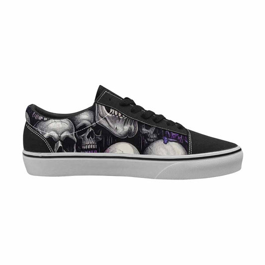 WOMEN'S Rainbow From Skull S Lace-Up Canvas Aesthetic Shoes