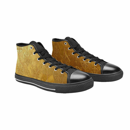 WOMEN'S Cross Faith Iconography High Top Canvas Aesthetic Custom Sneakers