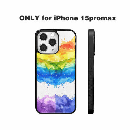 iPhone 15 Pro Max Case — Watercolor Splash Abstract Pattern Seamless Repeat, Unique Phone Case Design