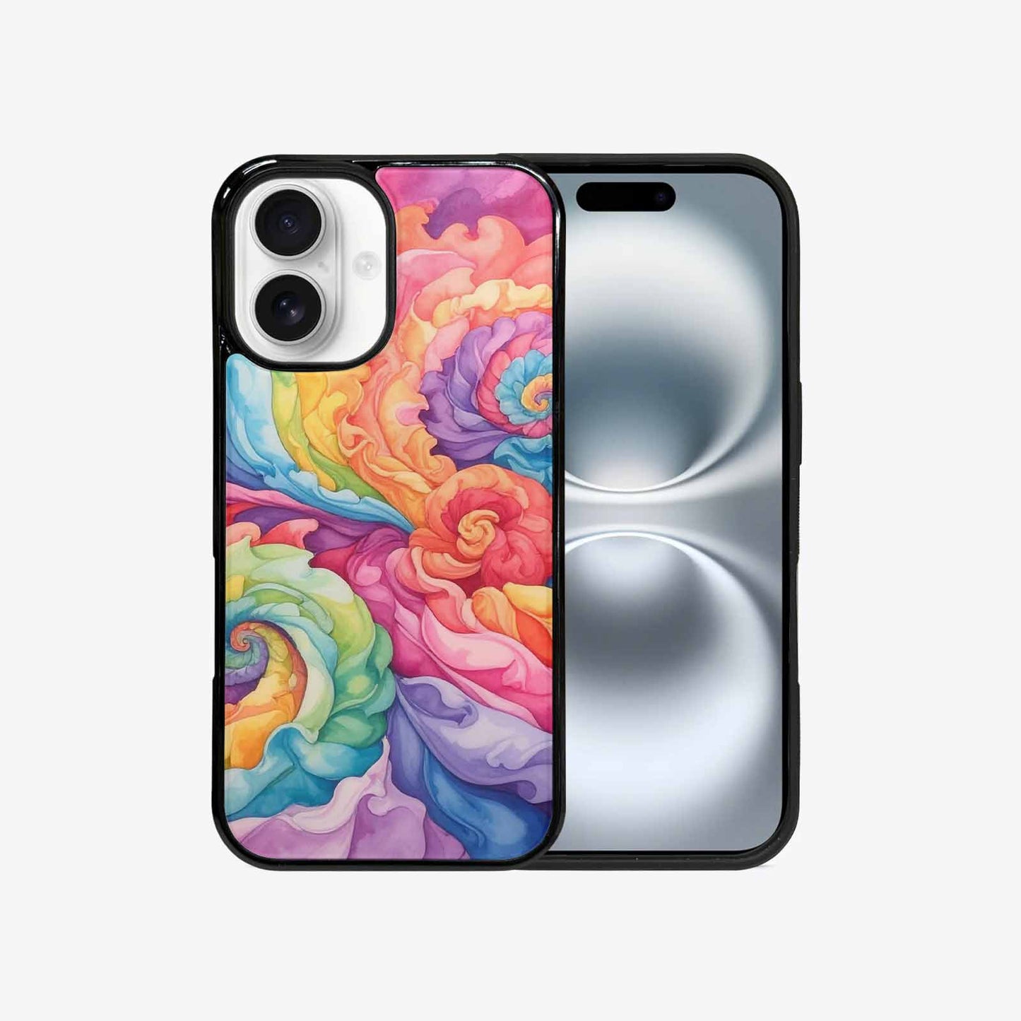 iPhone 16 Case — Tie Dye Swirls Tie Dye Swirls, Custom Designed Case Cover