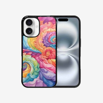 iPhone 16 Case — Tie Dye Swirls Tie Dye Swirls, Custom Designed Case Cover