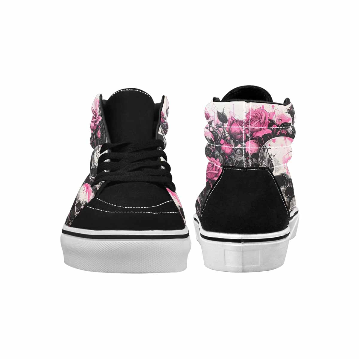 MEN'S Skull Roses High Top Canvas Aesthetic Shoes