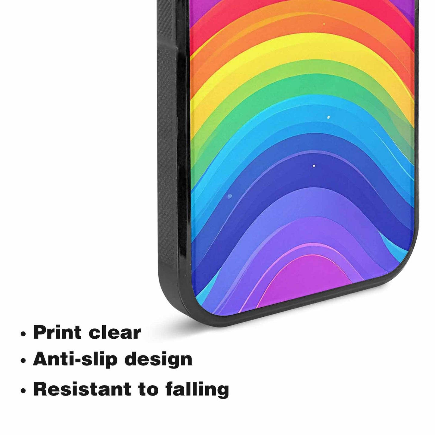 iPhone 15 Case — Rainbow Pride, Custom Phone Case