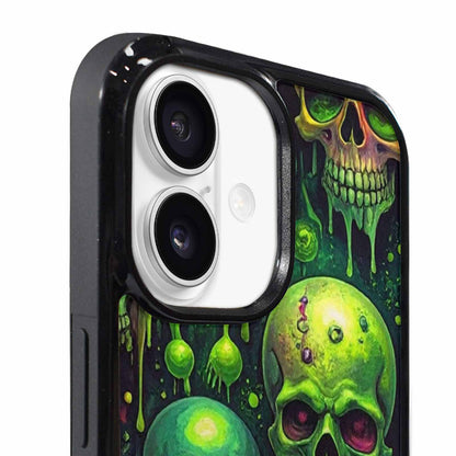 iPhone 17 Case — More Overlapping Ontop Of Gothic Skulls, Custom Made Phone Cover