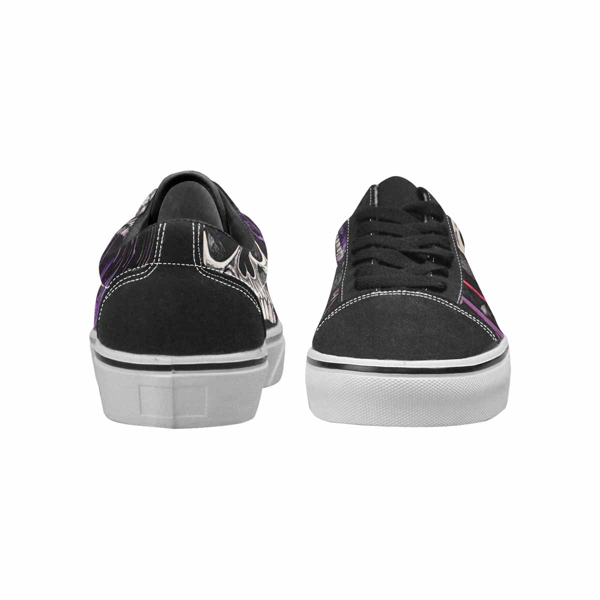 WOMEN'S Rainbow From Skull S Lace-Up Canvas Dreamcore Custom Shoes