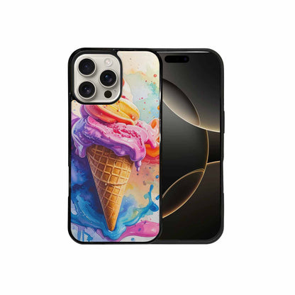 iPhone 16 Pro Max Case — Melting Icecream Collage, Unique Phone Case Design