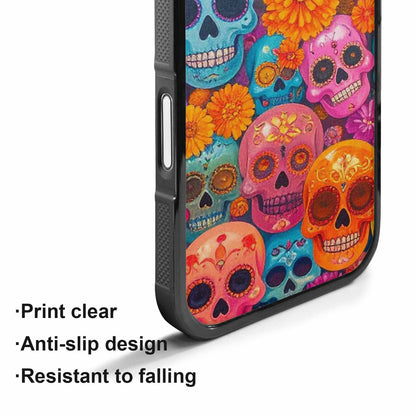 iPhone 17 Case — Ornate Candy Color Skull Gothic Skulls, Custom Designed Case Cover