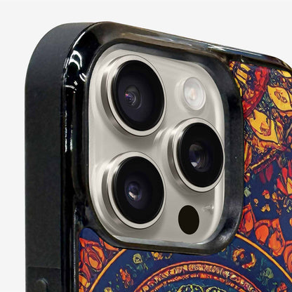 iPhone 16 Pro Case — Mandala Lions, Custom Made Phone Cover