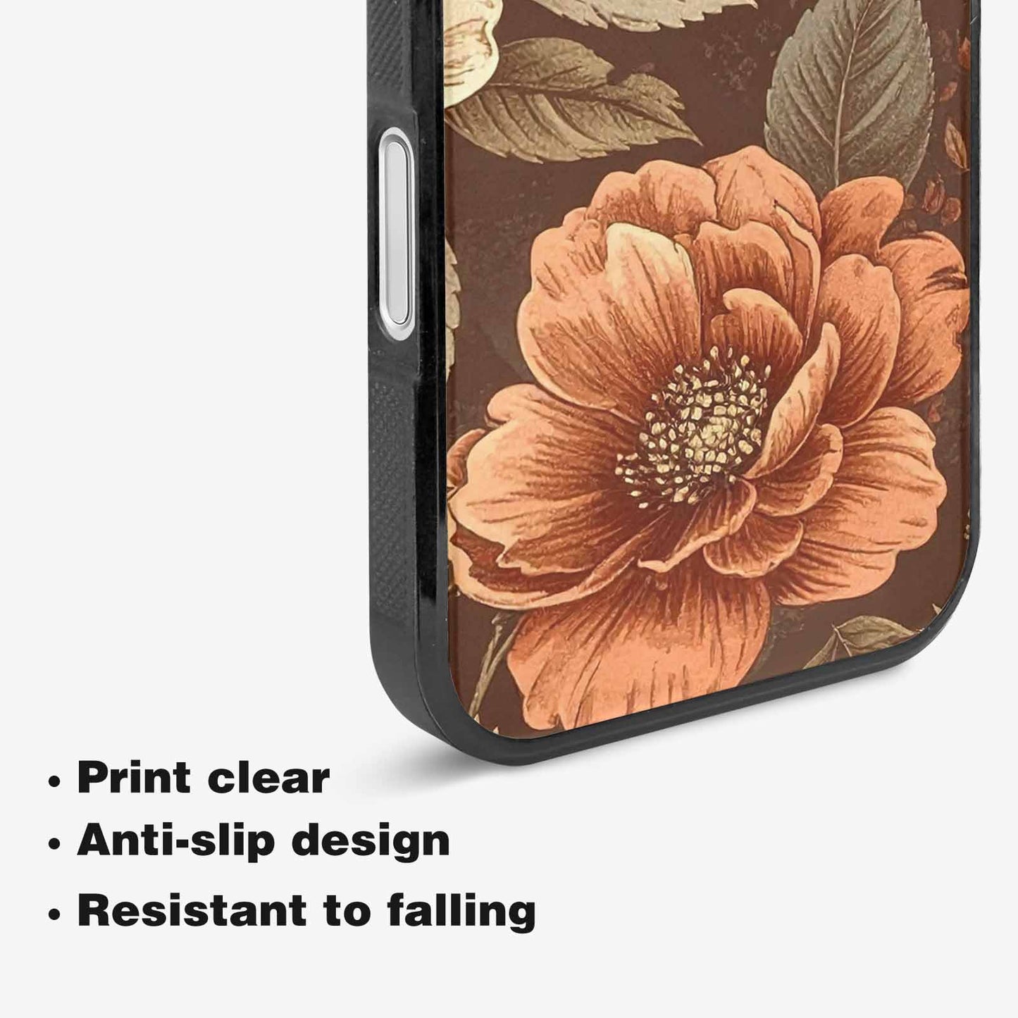 iPhone 16 Case — Vintage Botanical Art Pattern, Original Design Phone Case