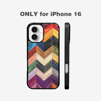 iPhone 16 Case — Progress Pride Flag Color Theme Small, Custom Made Phone Cover