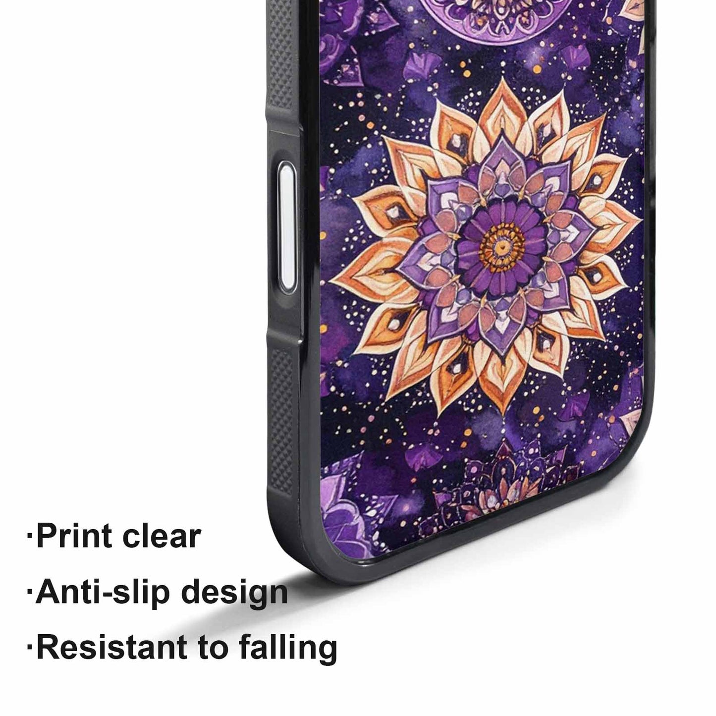 iPhone 17 Pro Case — Small Mandala Pattern Randomly Varying Floral, Custom Phone Case