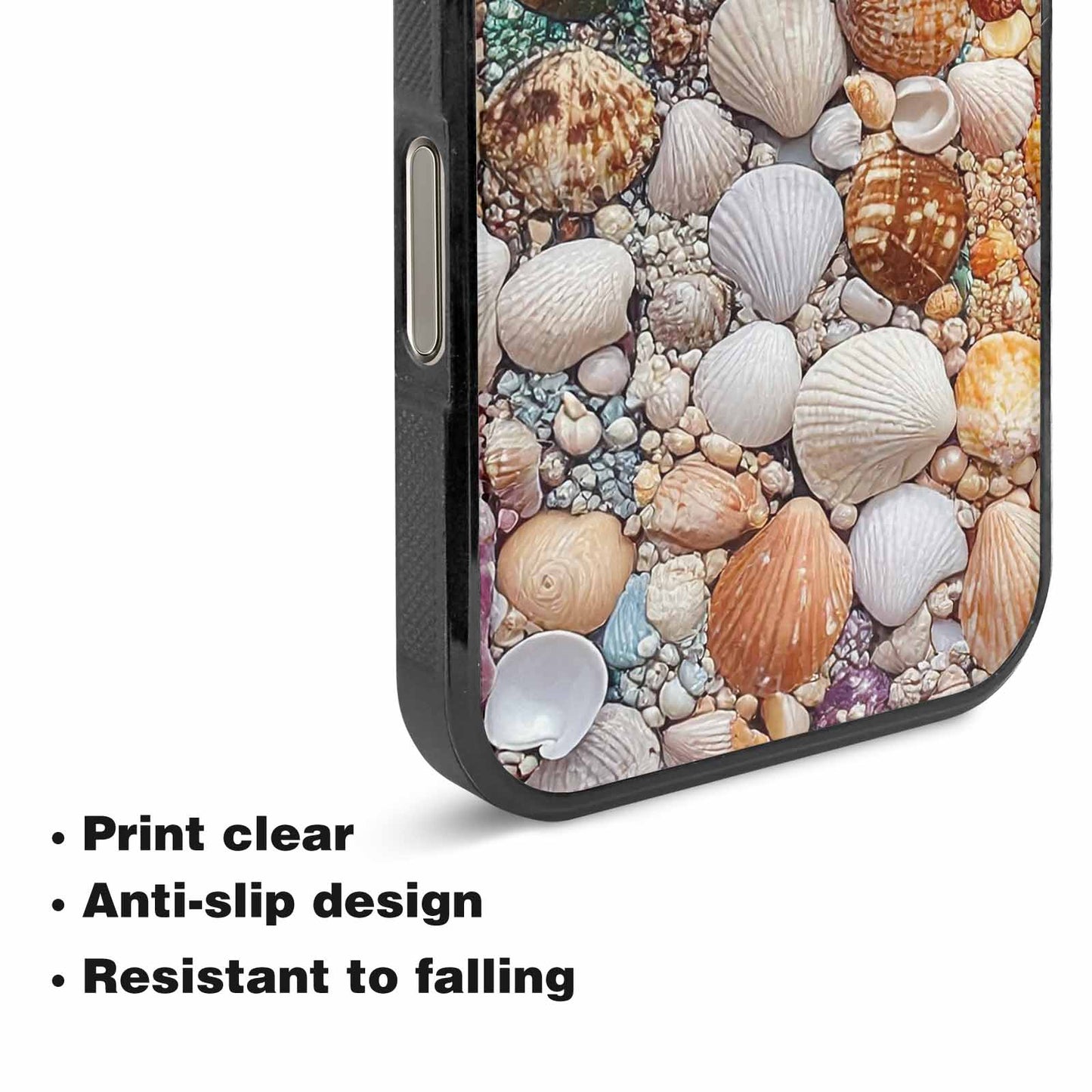 iPhone 16 Pro Max Case — Seashell Collage Seashell Collage Pattern Hundreds, Original Design Phone Case