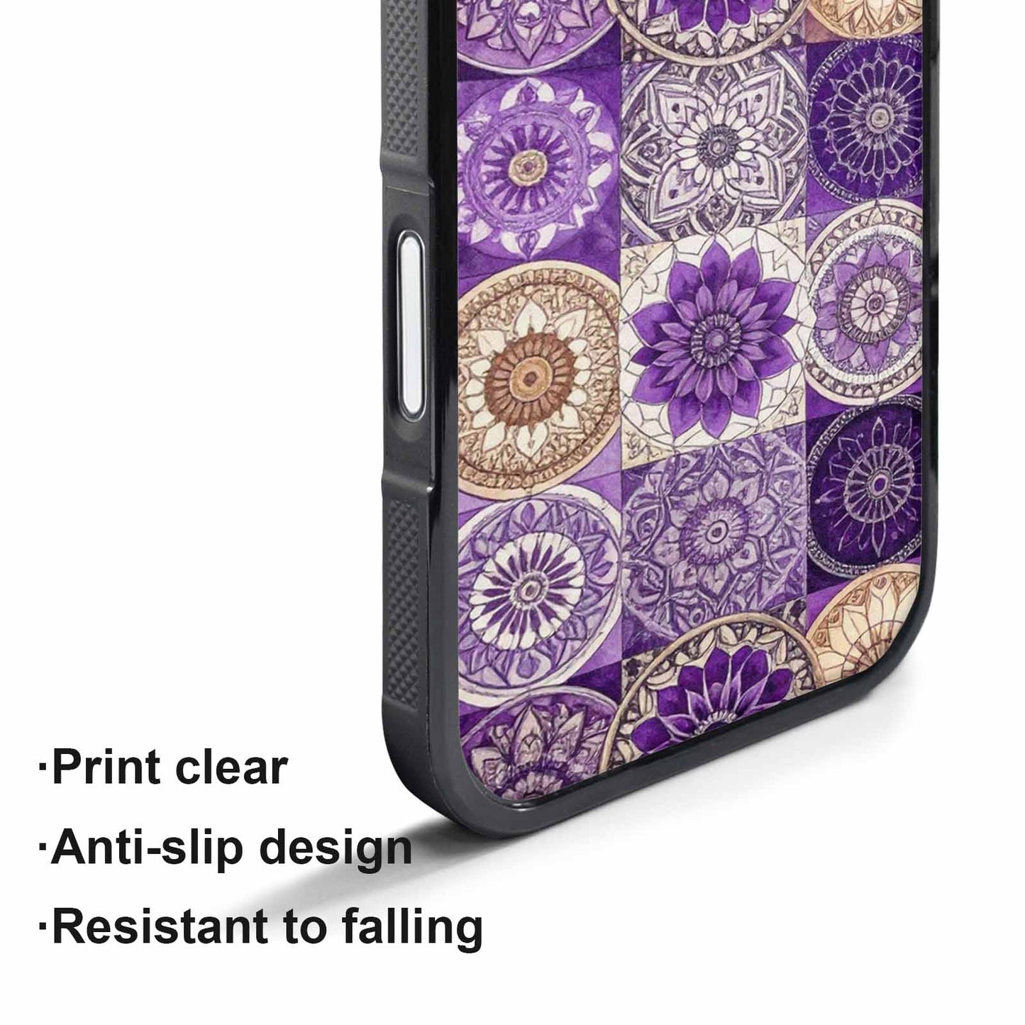 iPhone 17 Pro Max Case — Small Mandala Pattern, Randomly Floral, Original Design Phone Case