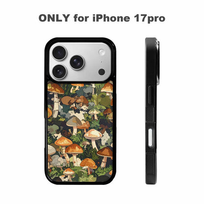 iPhone 17 Pro Case — Mushrooms Camomushrooms Patter G1e Camo, Custom Designed Case Cover