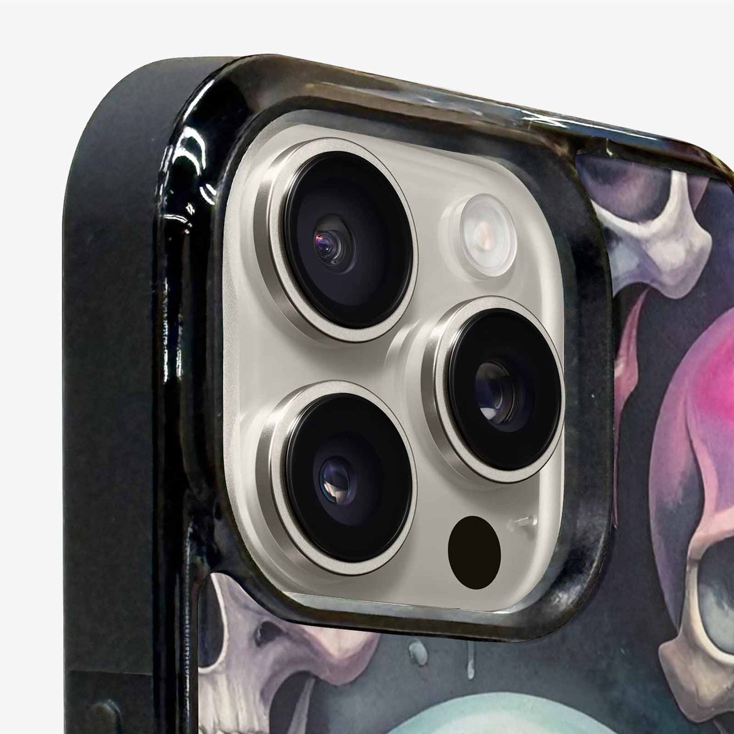 iPhone 16 Pro Max Case — Dark Black And White Color Tone, Personalized Phone Case
