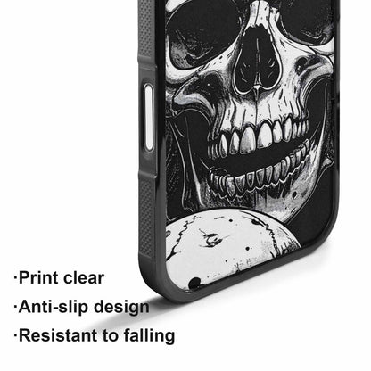iPhone 17 Case — Skull Dark Art Gothic Print Gothic, Custom Designed Case Cover