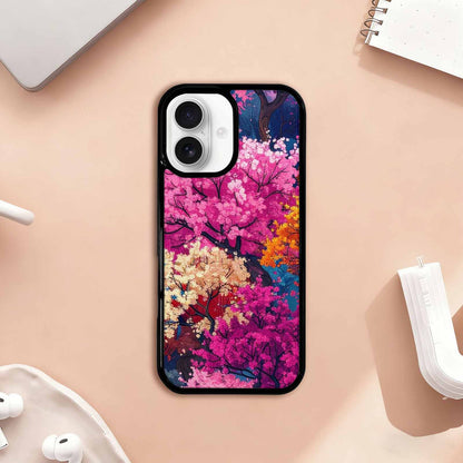 iPhone 17 Case — Cherry Blossom Branch Pattern Original Art, Custom Designed Case Cover