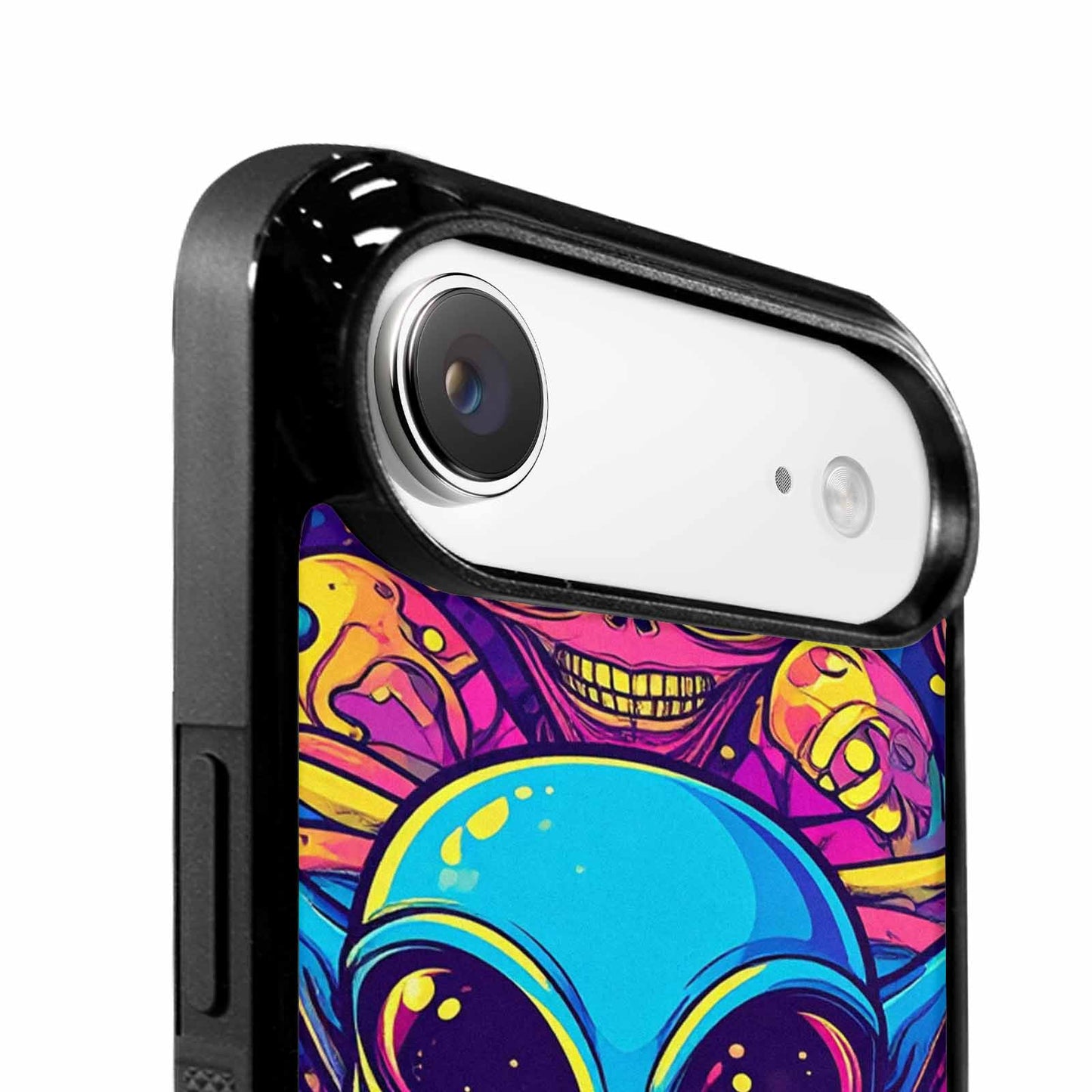 iPhone 17 Air Case — Alien Ufo Cartoon Art Pattern Alien, Custom Art Phone Cover