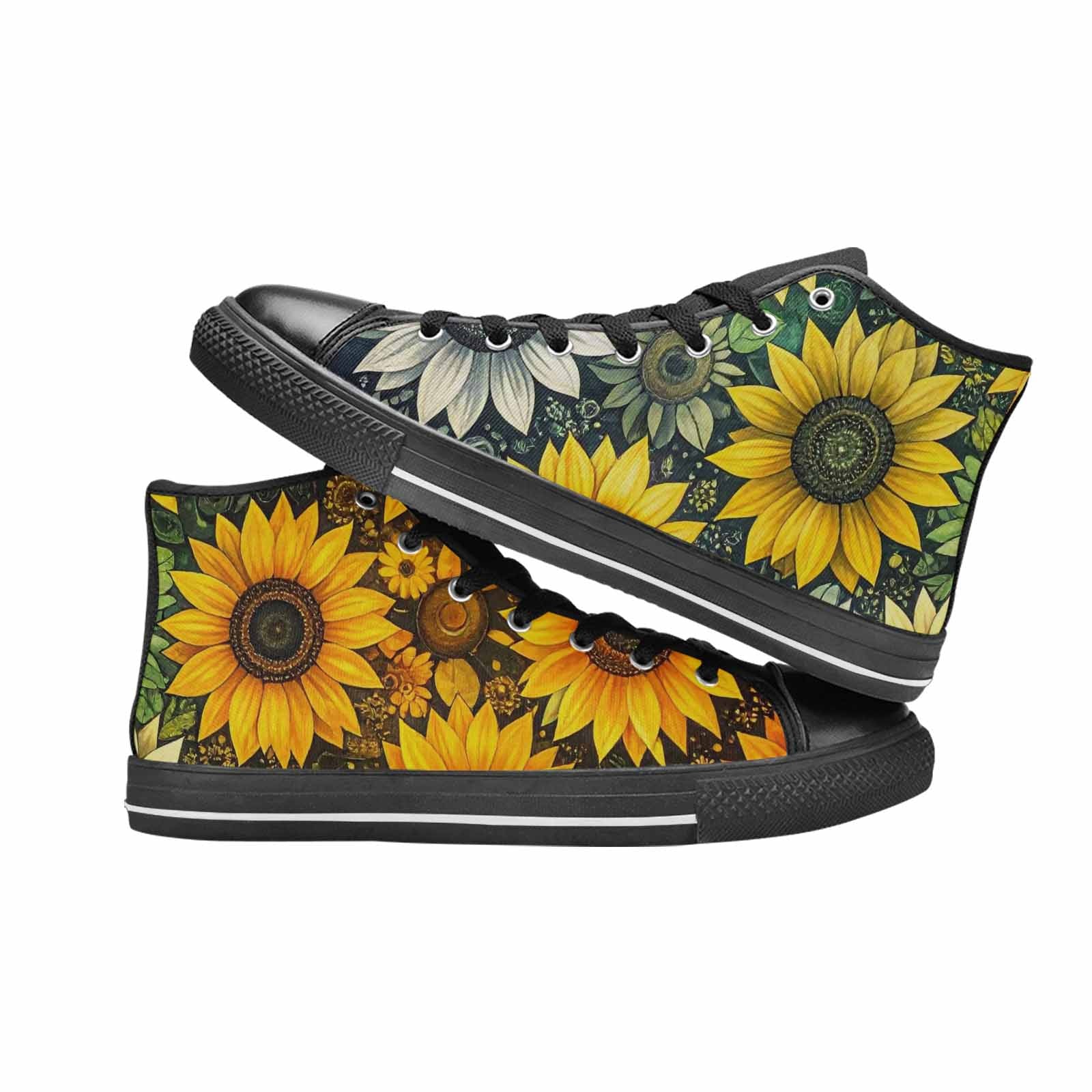 MEN'S Blend Melt Them High Top Canvas Surreal Sneakers