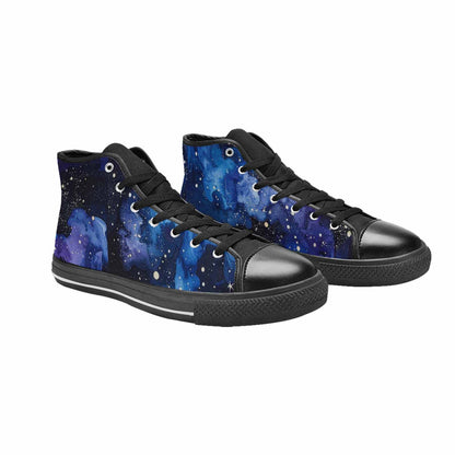 MEN'S Galaxy Art - High Top Canvas Dreamcore Custom Shoes