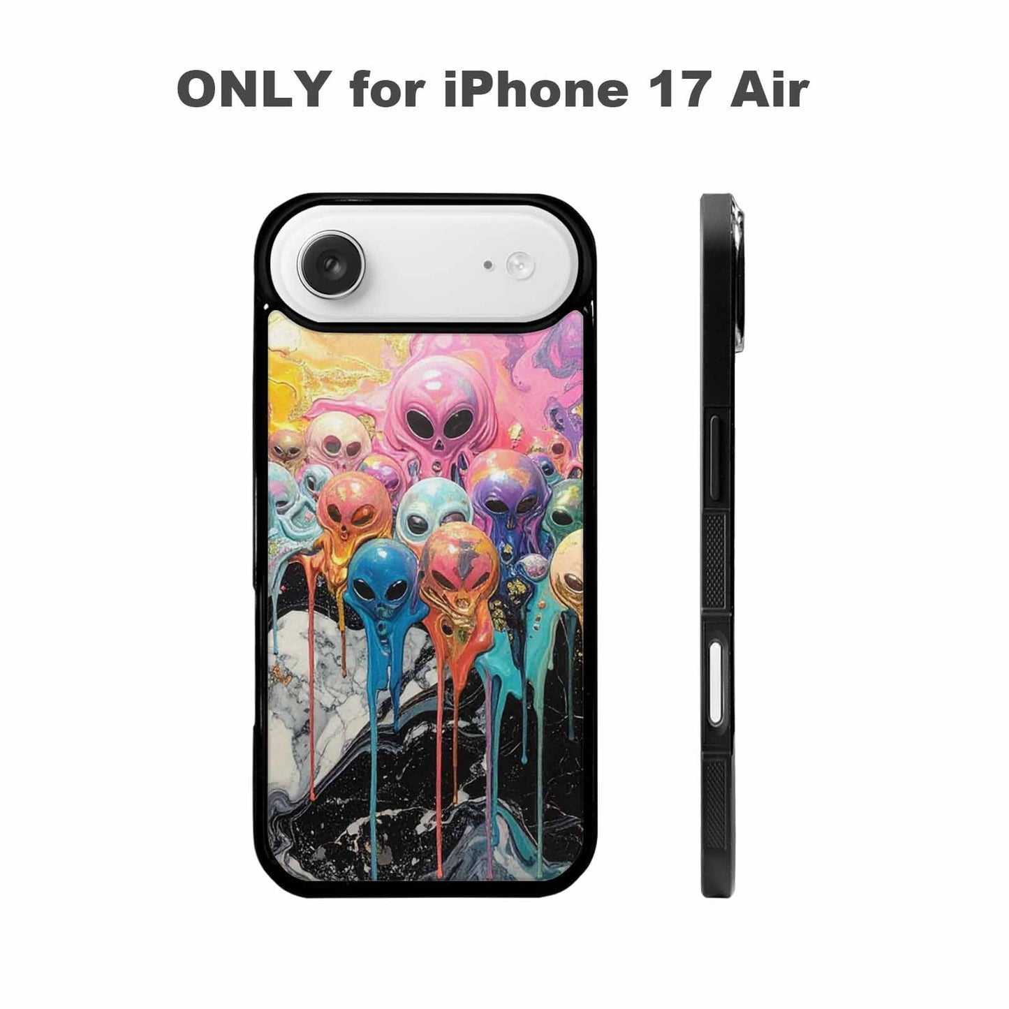 iPhone 17 Air Case — Aliens Marblemelting Aliens Pa L2w Alien, Custom Designed Case Cover