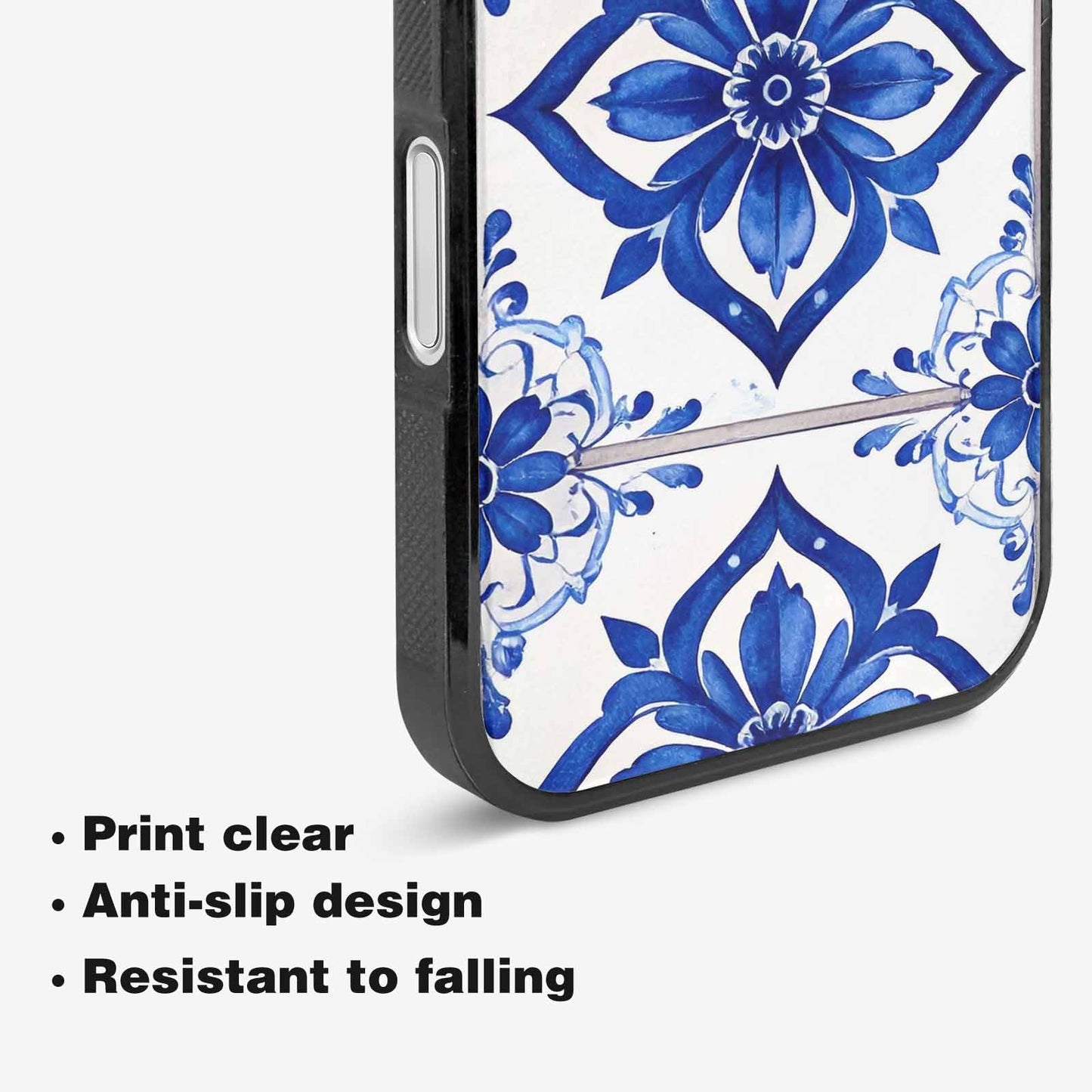 iPhone 16 Case — Mexican Talavera Tile Pattern Floral Geometric, Unique Phone Case Design