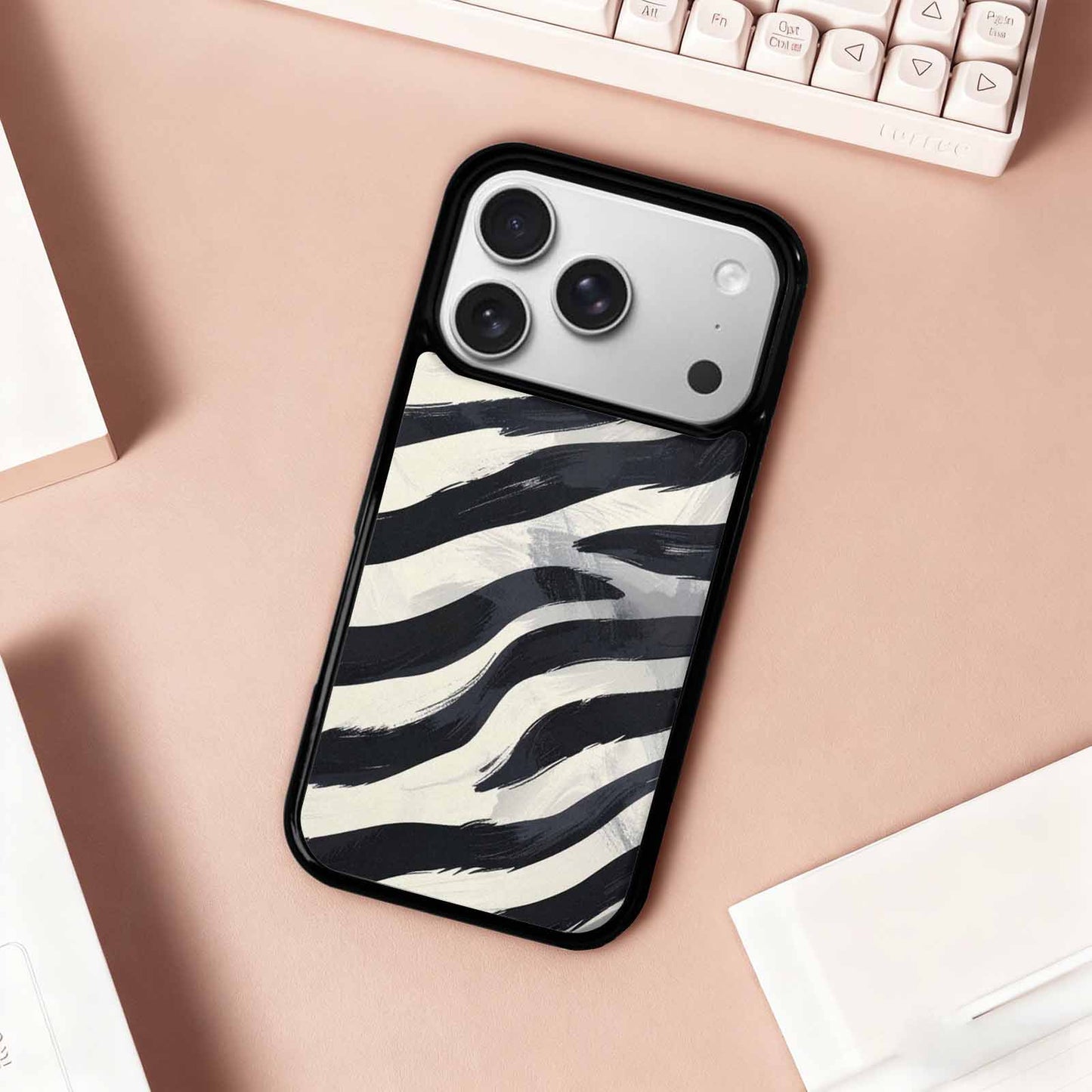 iPhone 17 Pro Case — Seamless Tileable Pattern Of Overlapping Animal, Custom Phone Case