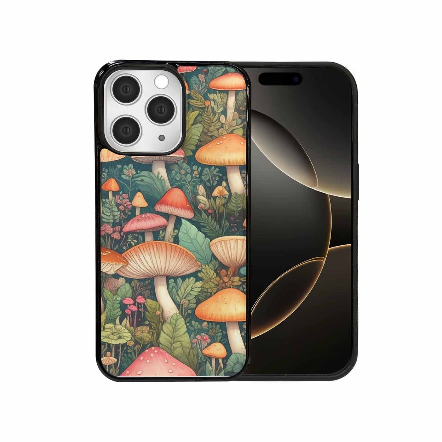 iPhone 15 Pro Max Case — Mushrooms Botanicalmushrooms P, Unique Phone Case Design