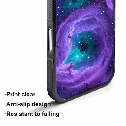 iPhone 17 Pro Case — Seamless Tileable Pattern Of Swirling Galaxy, Custom Art Phone Cover