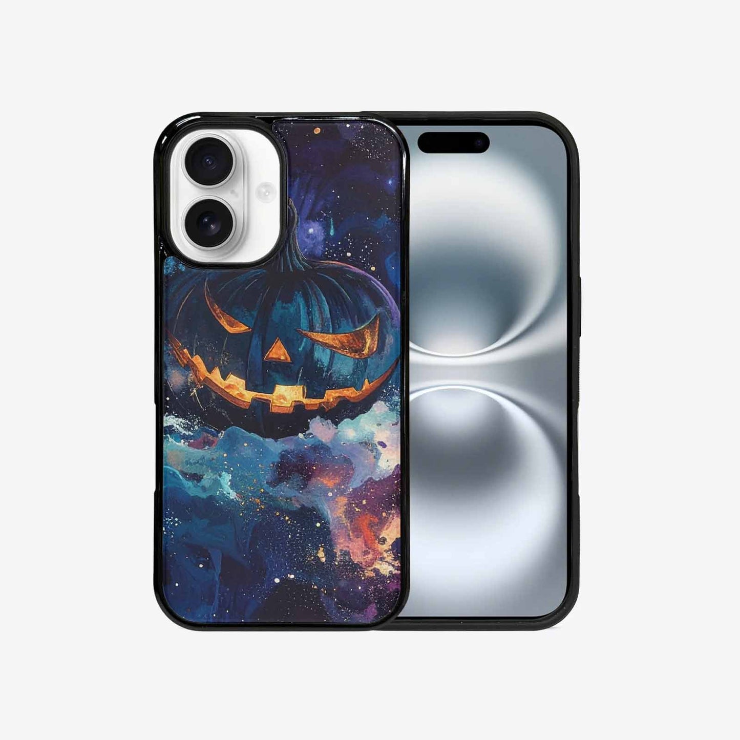 iPhone 16 Case — Eamless Repeating Pattern Of Overlapping Pumpkin, Personalized Phone Case