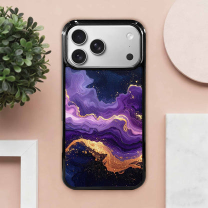 iPhone 17 Pro Max Case — Seamless Repeating Pattern Of Galaxy Space, Custom Printed Phone Case