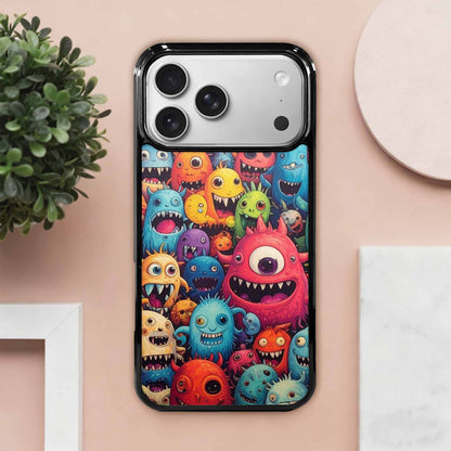 iPhone 17 Pro Max Case — Monsters (general) Cartoon Monsters Cartoon Cute, Custom Print Case Cover