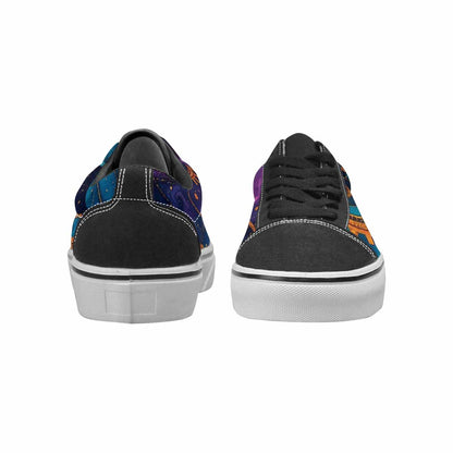 WOMEN'S Steampunk Galaxy Canvas Lace-Up Neon Fantasy Shoes