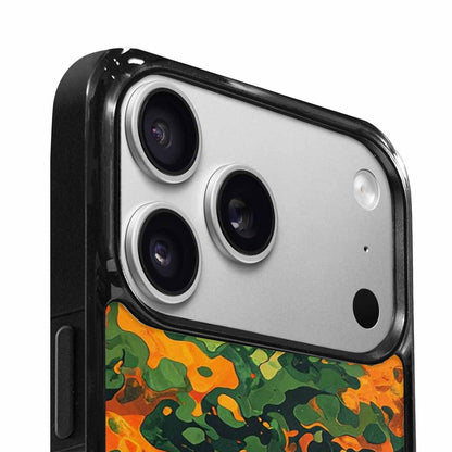 iPhone 17 Pro Case — Small Military Camouflage Blotch Pattern Camo, Personalized Phone Case